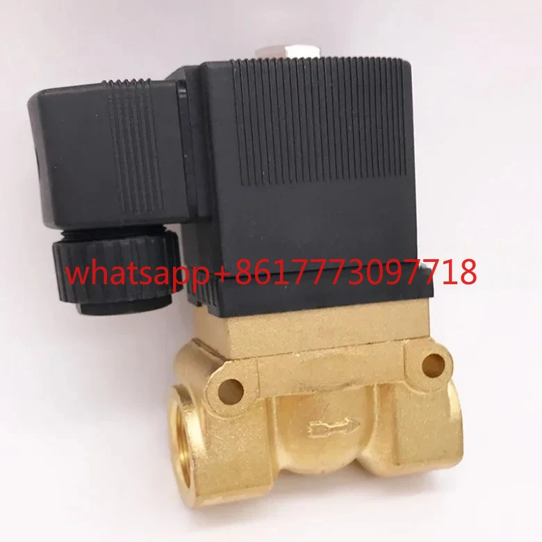 

50bar high pressure high temperature solenoid valve 1/4 3/8 1/2 BSP 24V DC AC220V Orifice 8/10/12mm NC 5404-04 pilot brass valve