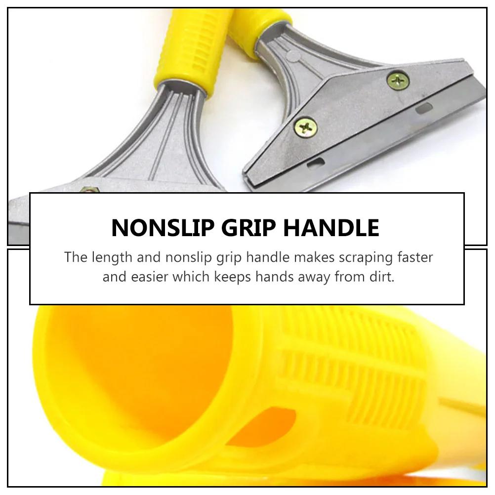 

4pcs Cleaning Multi-purpose Scraper Sturdy Aluminum Alloy Household Floor Tile Glue Paint Remover Tool for Wall Floor Glass