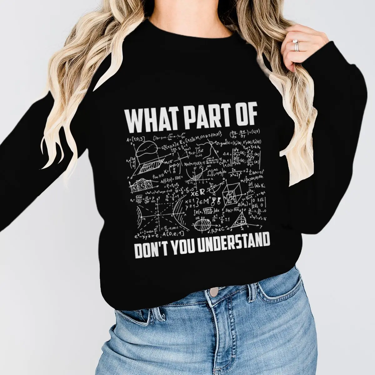 

Женская одежда: свитшот с забавным математическим дизайном, надписью «Какое место в математике вы не понимаете», с длинными рукавами и капюшоном, повседневная забавная одежда, топ.