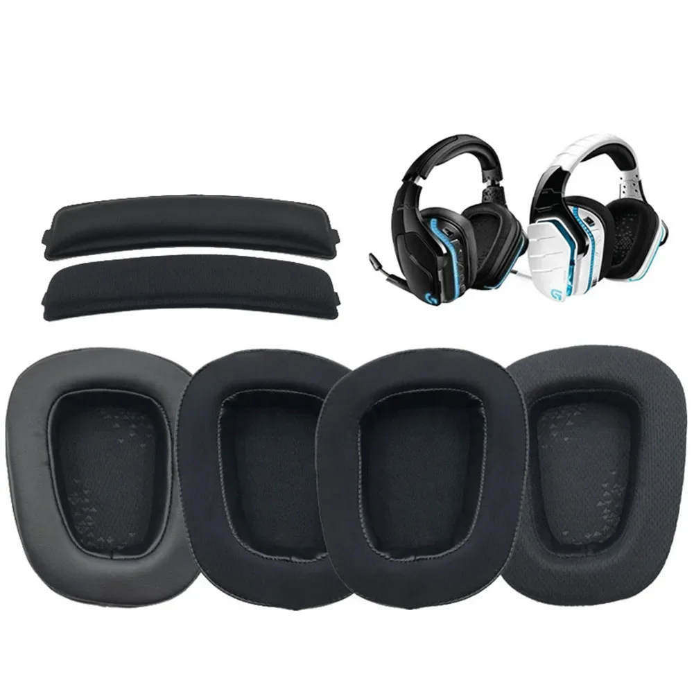 

Replacement Earpads Suitable For Logitech G935 G635 G933 G633 Wireless Headphone Foam Earmuffs Cushion Accessories Earpads