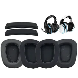 Replacement Earpads Suitable For Logitech G935 G635 G933 G633 Wireless Headphone Foam Earmuffs Cushion Accessories Earpads
