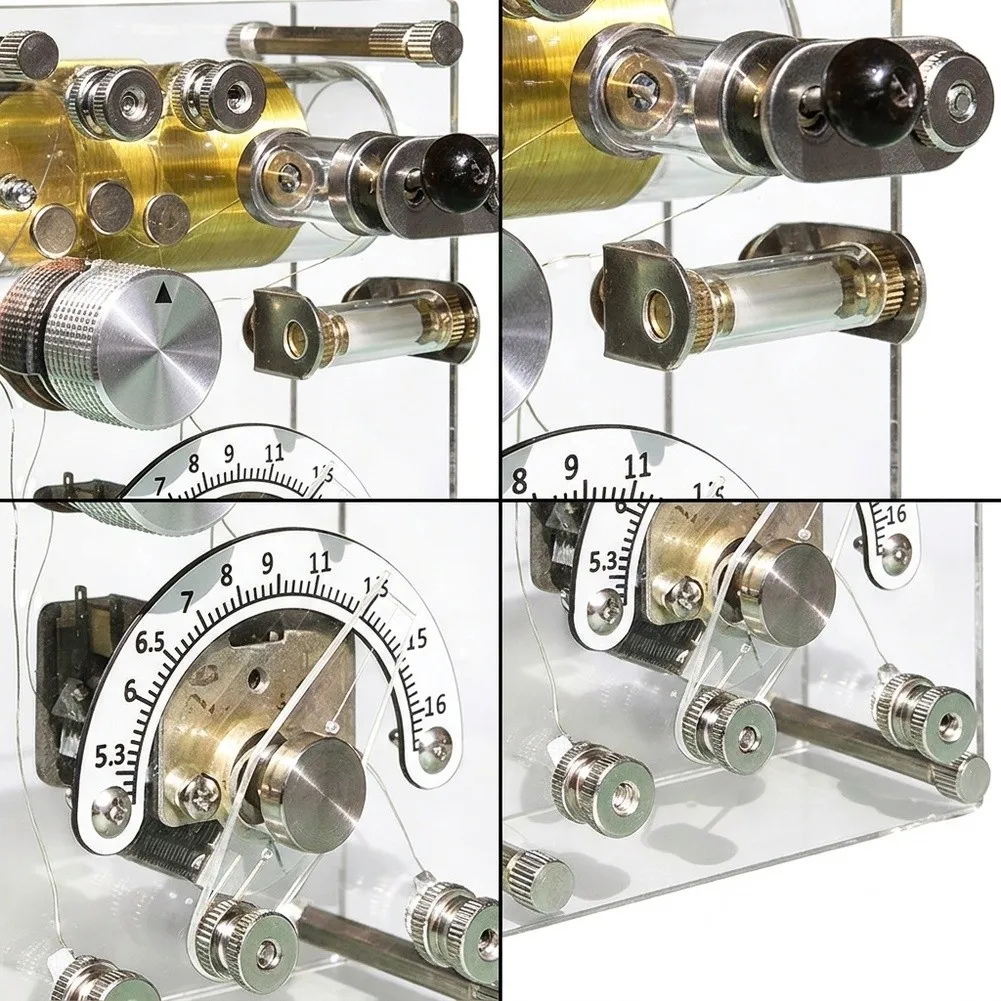 Ore detection For crystal radio kit with interchangeable modules for terrain-specific mineral exploration tasks