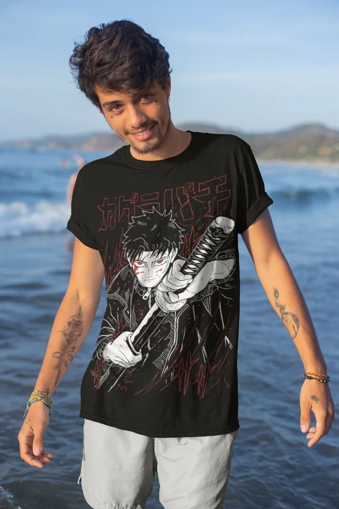Kagura Bachi T-Shirt Anime Manga JJK Sukuna Horror Black Gift Shirt Soft Tee - view 4