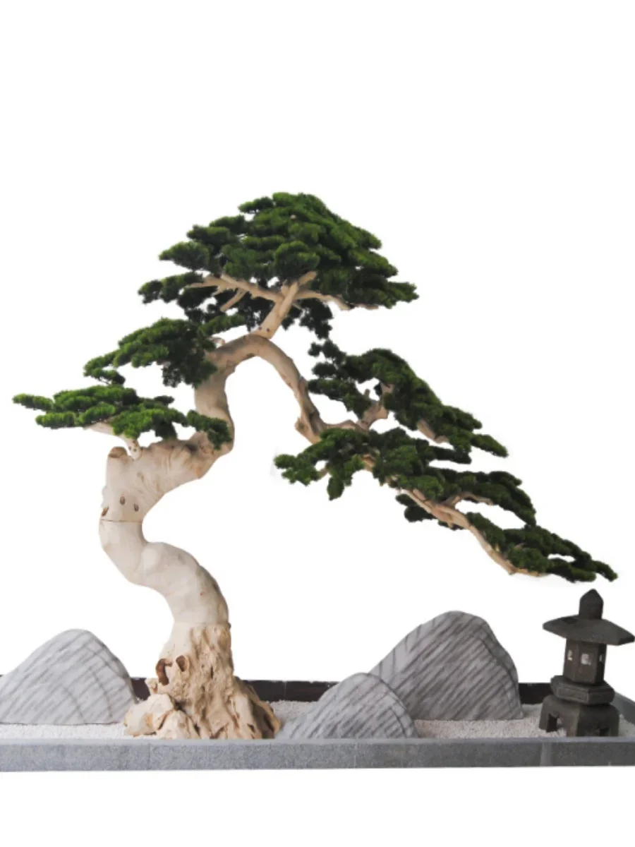 Simulated tree welcoming pine decorative combination landscaping ornaments