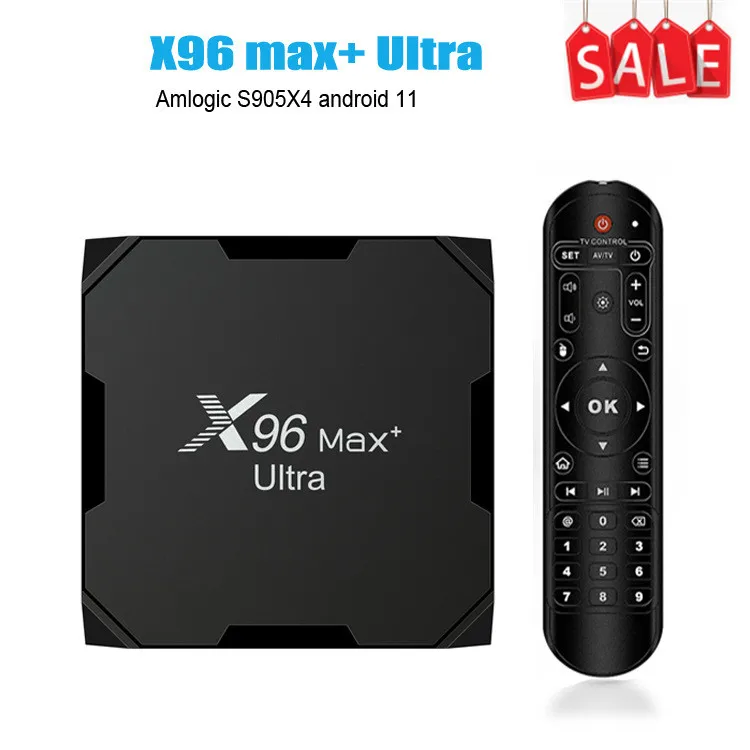 X96Max Ultra TV Box Android 11 4GB 64GB S905X4 HD 8K BT4,0 2.4G&5G Double Wifi Media Player Set Top Box