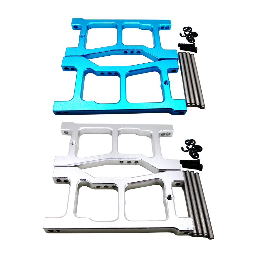 RCGOFOLLOW Aluminum Alloy Enhanced Rear Lower Suspension Arm Rc Rear Lower Suspension Arm For 1/16 HQ 731 732 733 734 Silver