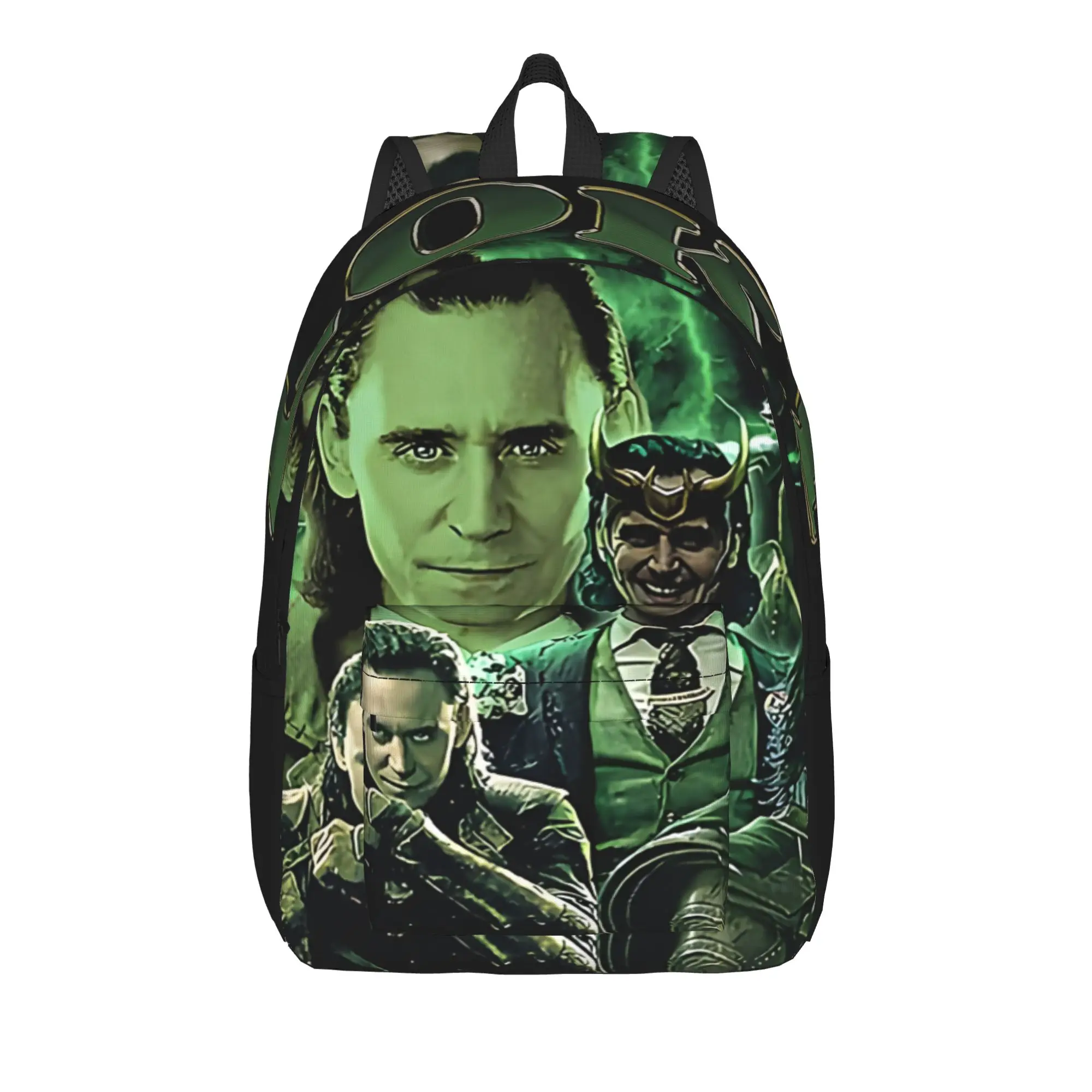 

Back to school season Loki Laufeyson Bootleg Knapsack Marvel Teenager Portable Backpack
