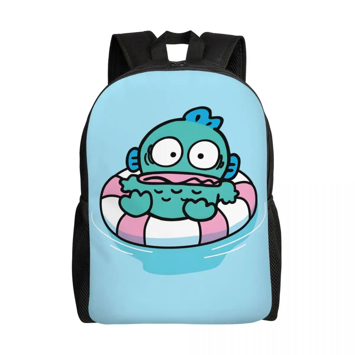 

Custom Kawaii Hangyodon Backpack for Men College School Student Bookbag Fits 15 Inch Laptop Ugly Fish Kawaii Cartoon Anime Bags