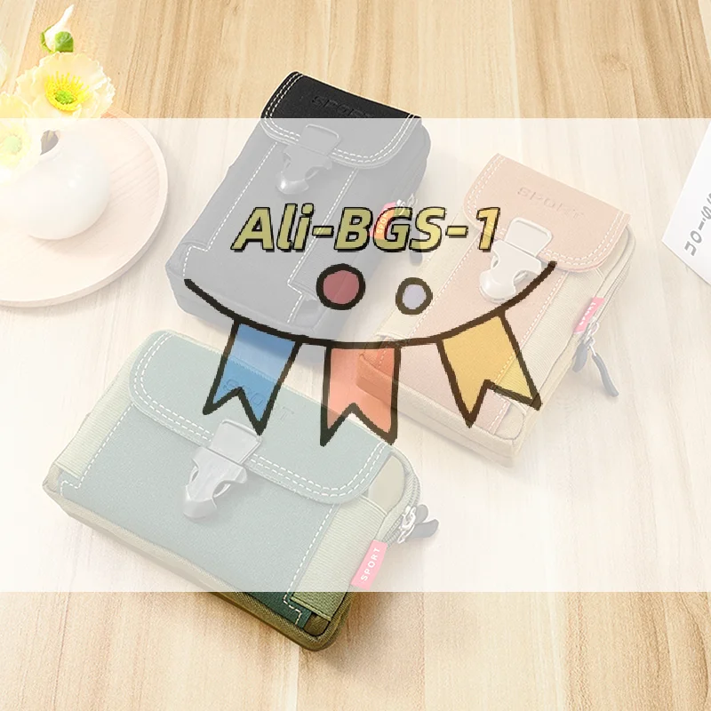 

Urban Canvas Waist Bag, Slim Phone Pouch for Men, Secure Fanny Pack for Running, Commuting & Daily Essentials