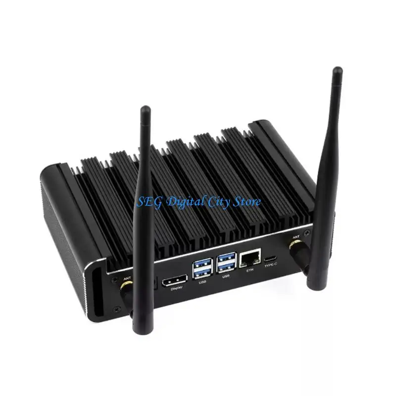 U75B Aluminum Heat Sink Case for Embedded Projects, for Orin, Fanless Enclosure with Clip and Screws