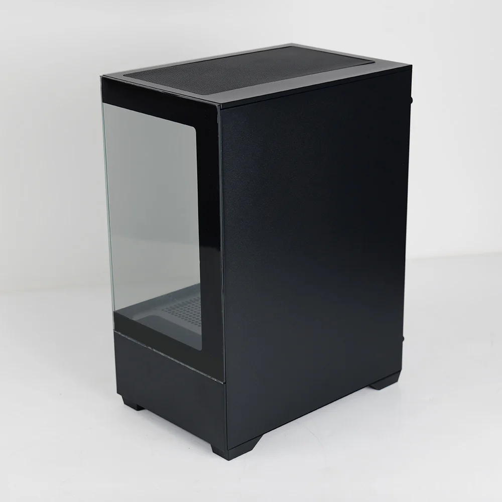 MANMU gehard glas transparante pc-kast kast M-Atx Gaming Rgb-behuizing Desktop Tower computerbehuizing