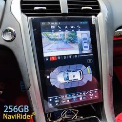 12.1Inch Tesla Style Touch Screen For Ford Mondeo Fusion MK5 Android 13 Car Radio Multimedia Video Player GPS Navigator 8G+256G