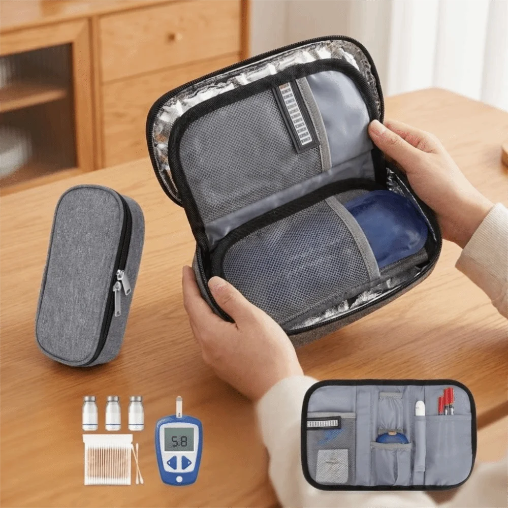 

Waterproof Insulin Cooling Bag Refrigerated Thermal Insulated Liner Insulin Pens Storage Box Wear-resistant Shockproof
