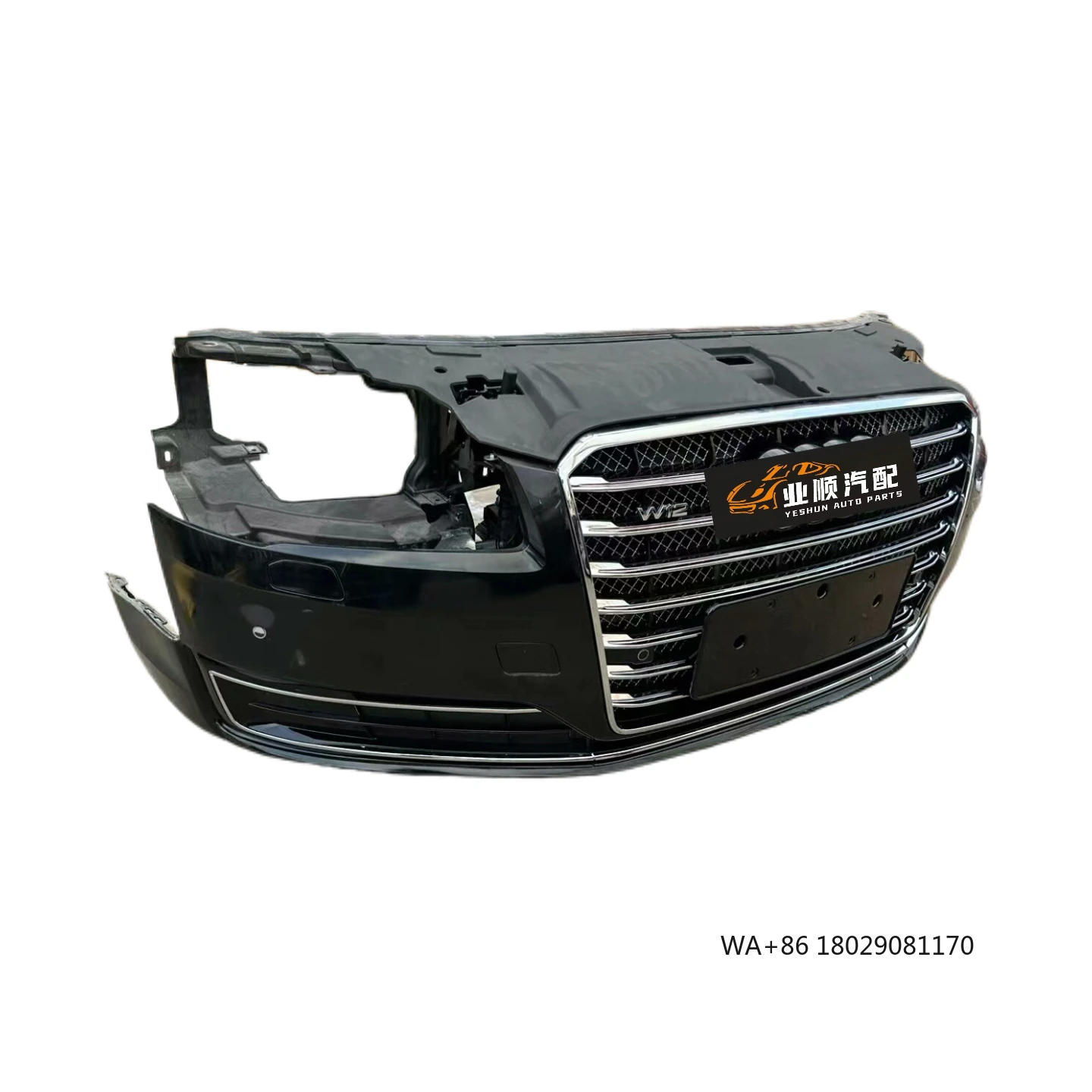 

Оригинальный б/у передний бампер A8L D4 в сборе с радиатором для замены и ремонта