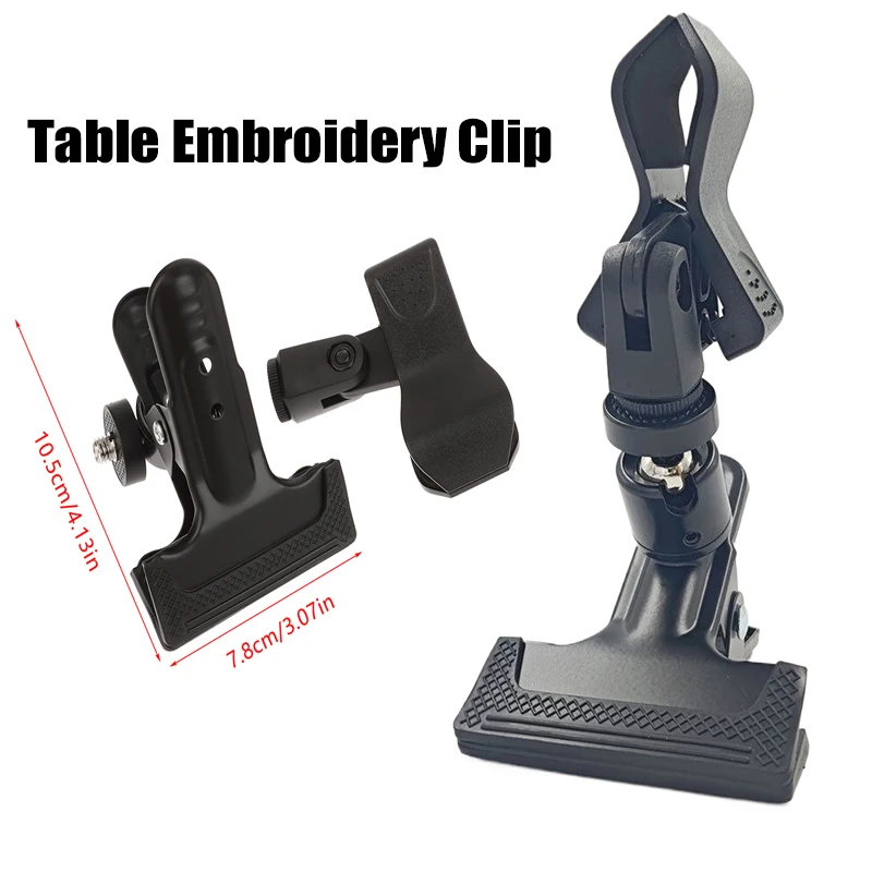1Pc Cross Stitch Clip Clamp Non-slip Table Edge Embroidery Clip Adjustable Table Clamp 360 Rotation Metal Camera Tripod Holder