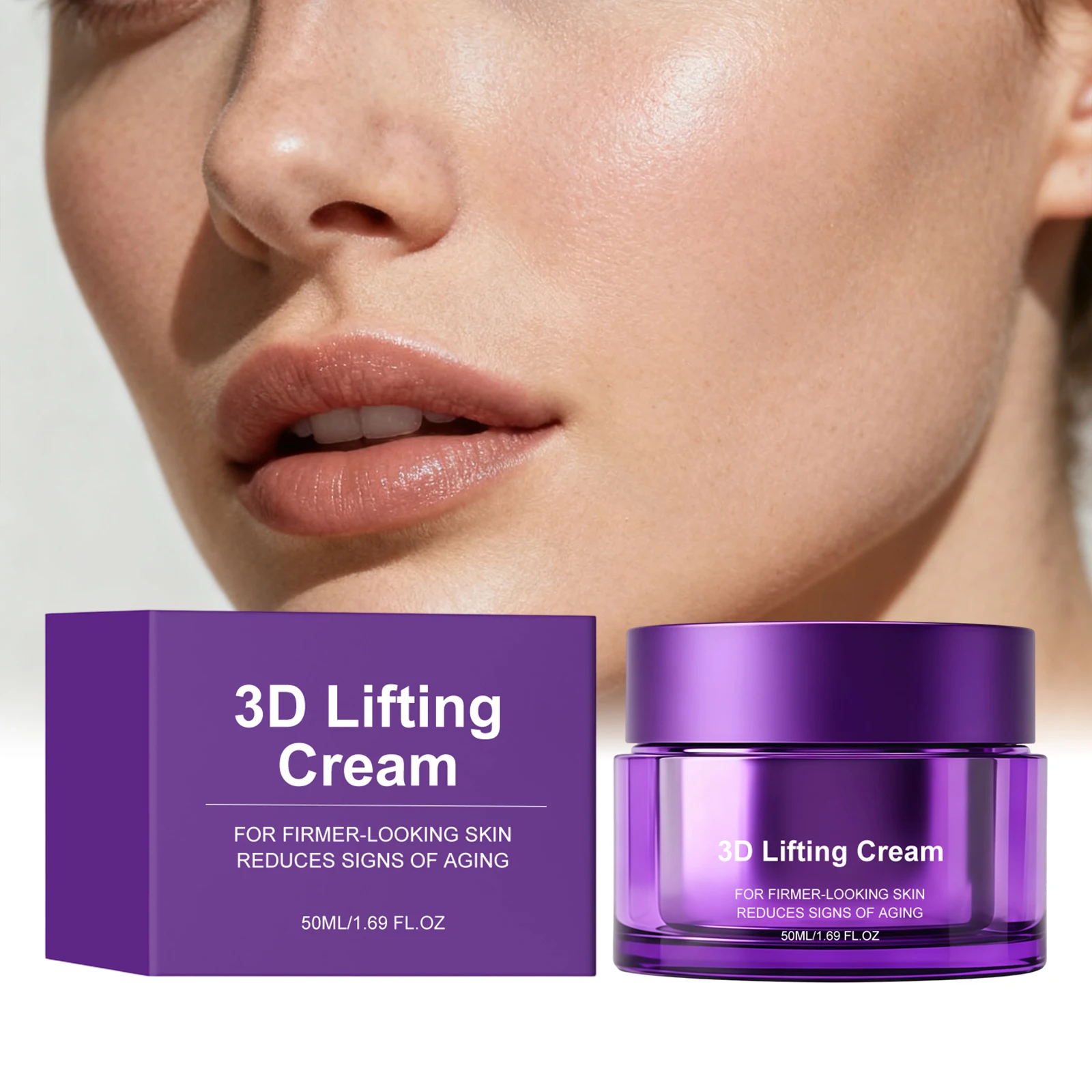 1/2/3PCS 3D Firming Face Moisturizer Skin Tightening Cream Hydrating Nourishing Neck Cream Elasticity Skincare Day Night