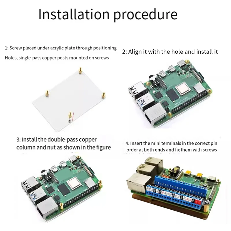 Exquisite-For Raspberry Pi GPIO Expansion Board Mini Screw Terminal DIY Circuit GPIO Expansion Board Withpins Forrpi 3/4/5B A - Image 5