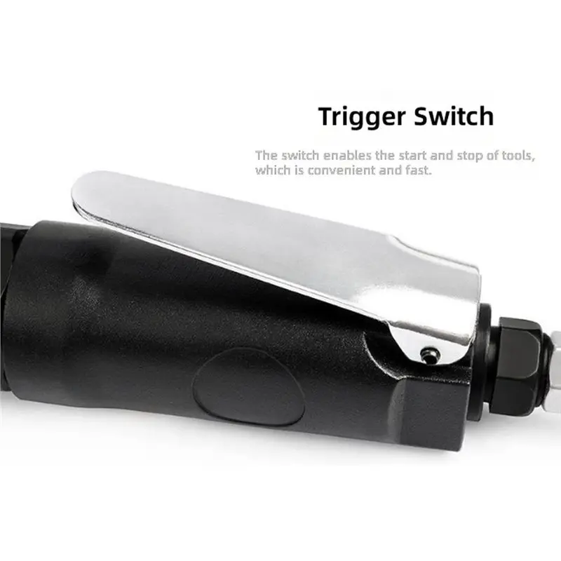 ABHU Power Tools For Shipbuilding Machinery Pneumatic Air Ratchet Wrench Straight Handle 1/4 Inch Square Head Repair