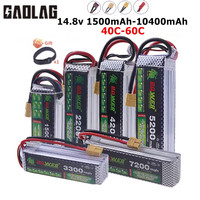 14.8V RC LiPo Battery 4S 1500mAh 2200mAh 2800mAh 3000mAh 3300mAh 4200mAh 5200mAh 6000mAh 6500mAh 10400mAh For RC Drone Car Parts