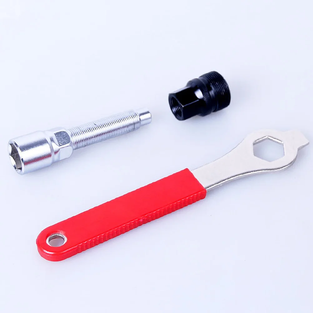 

1Set Crank Extractor Red Bottom Bracket Remover Spanner 16mm Spanner Bike Repair Kit Fit Any Type Crank Arms