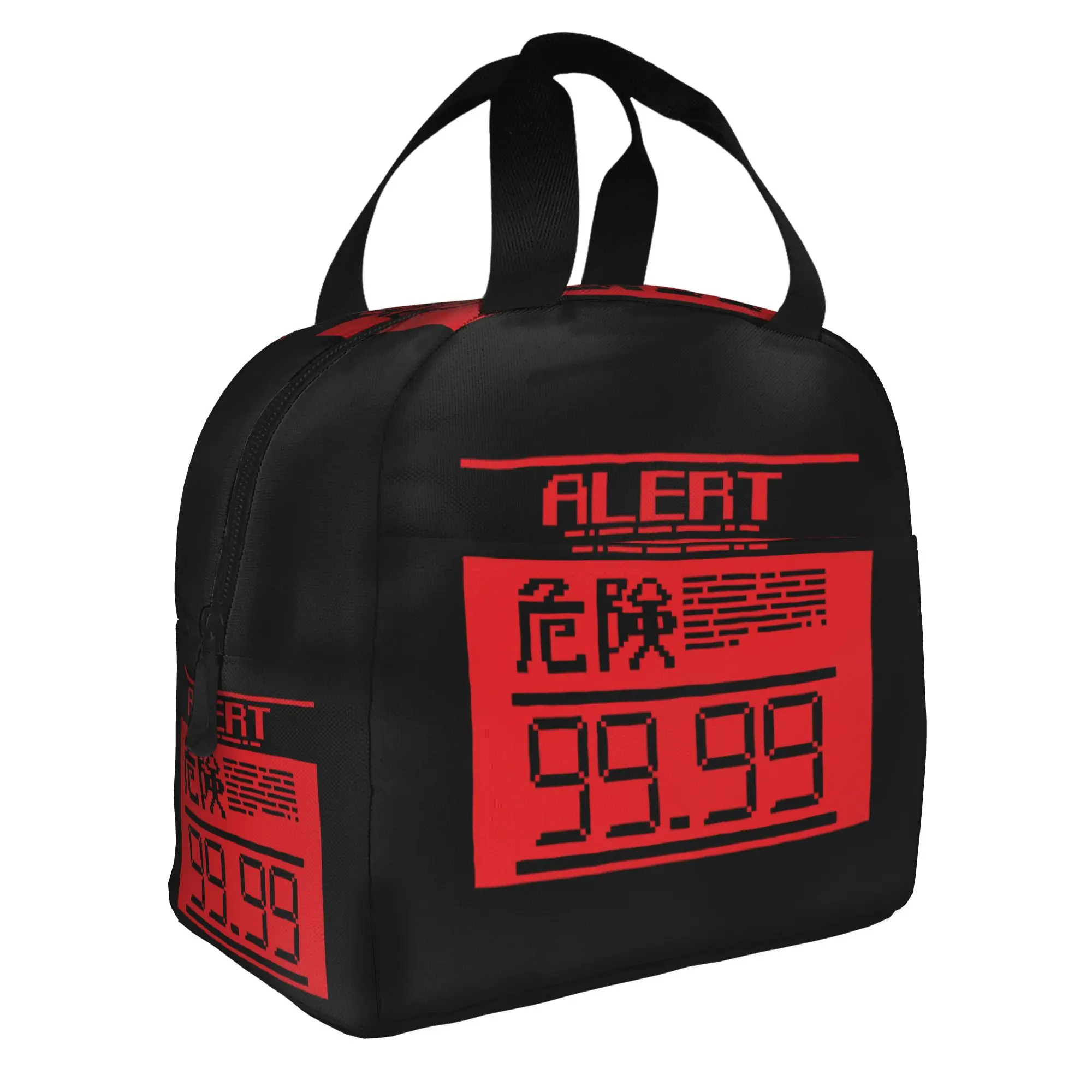 Metal Gear Solid Alert Mode English Resuable Lunch Box Women Leakproof Video Game Cooler Thermal Food Insulated Lunch Bag School