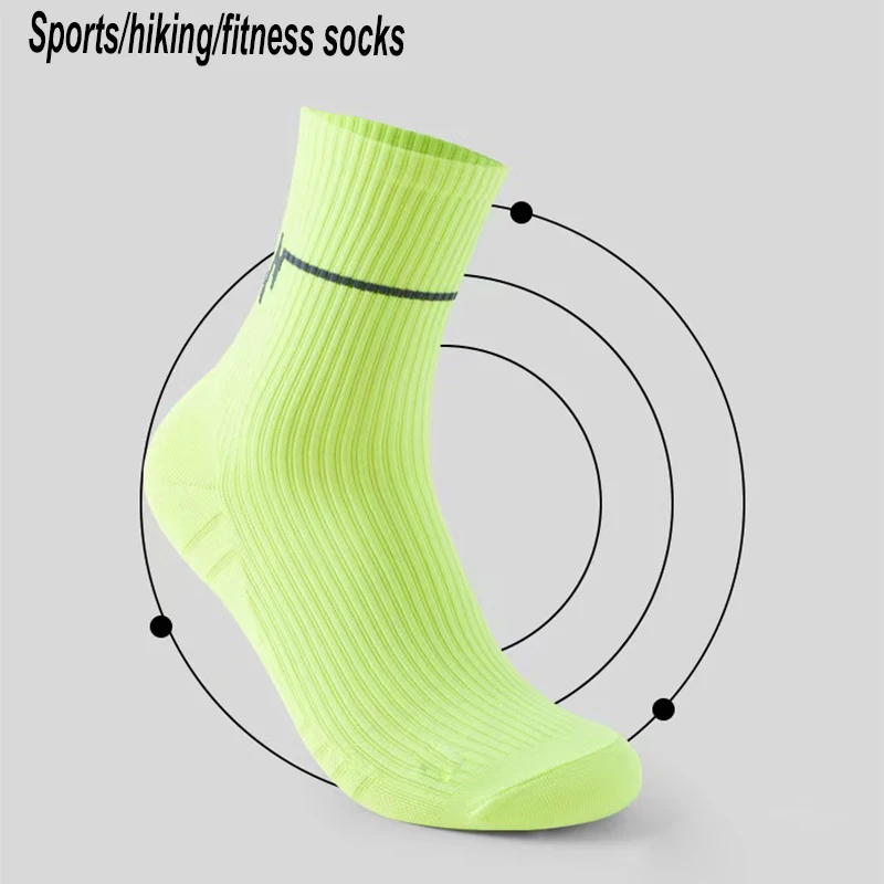3/6 pares de calcetines profesionales para correr para hombre y mujer, calcetines de ciclismo Whiteline para maratón, calcetines deportivos para correr para hombre y mujer