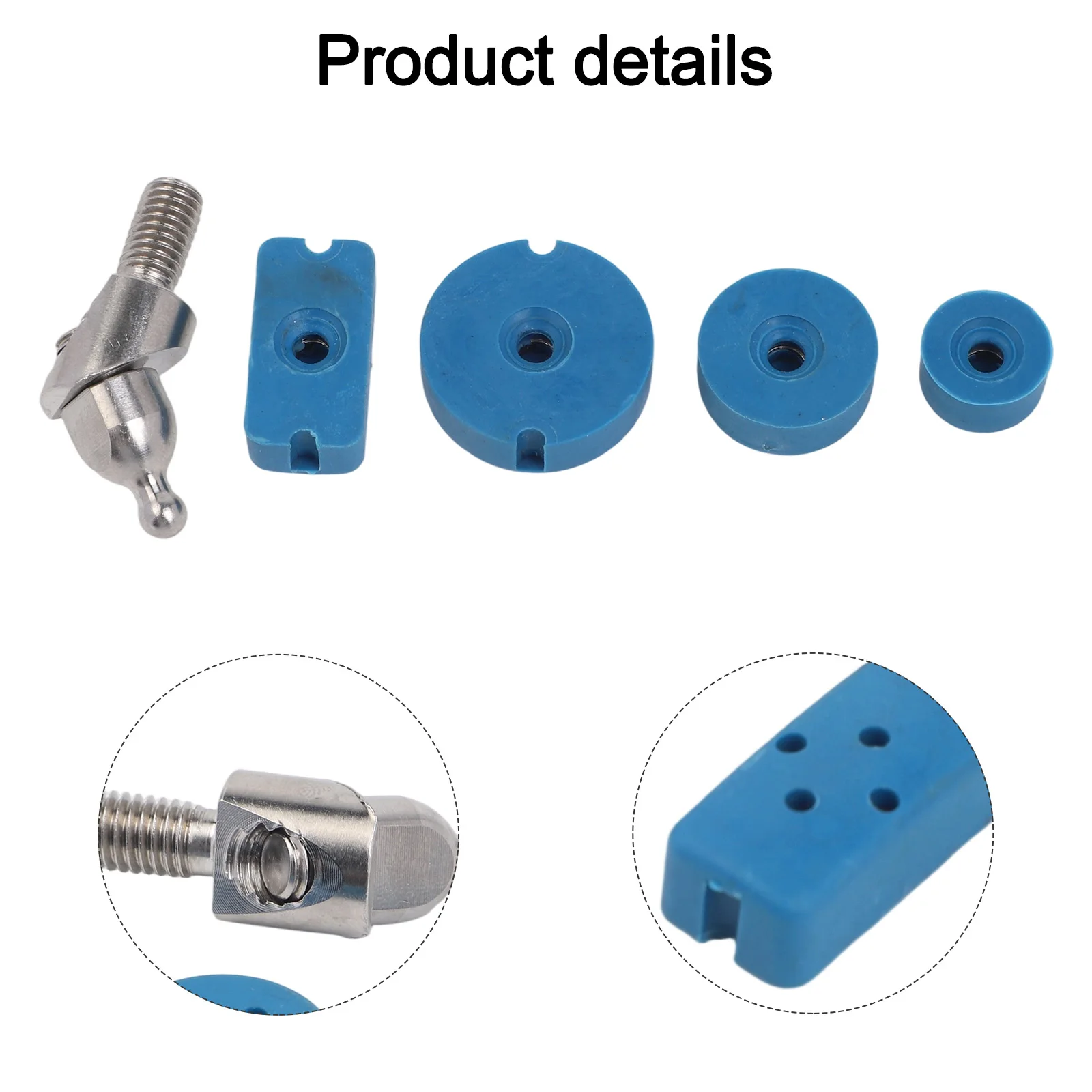 

Инструмент для ремонта вмятин с резьбой M8 для листового металла автомобиля со сменной головкой, подходит для различных приложений для фиксации вмятин в автомобиле
