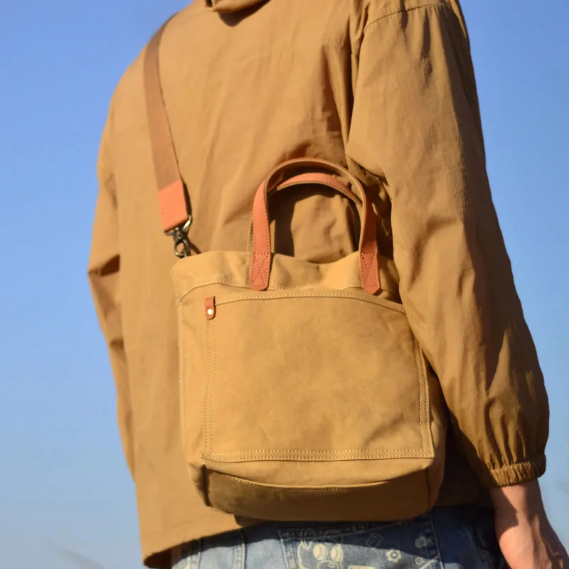 

AETOO оригинальная холщовая сумка для женщин, повседневная художественная простая маленькая сумка через плечо, большая вместительная сумка для меня