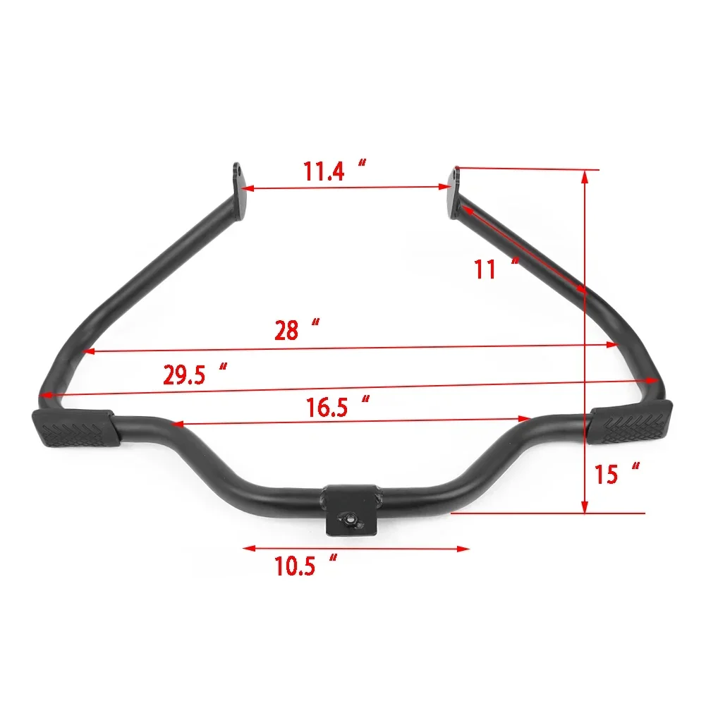 

For Harley Davidson Touring Models 1997-2000 2001 2002 20003 2004 2005 2006 2007 2008 Black Motorcycle Engine Highway Crash Bar
