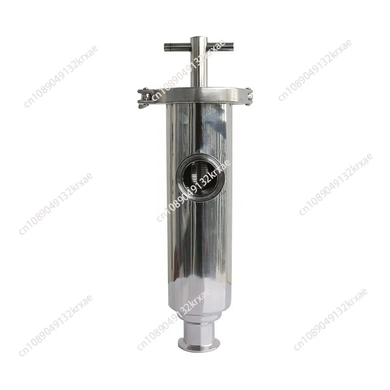 tri clamp hygienic 304ss 316L stainless steel sanitary side inlet entry filter strainer
