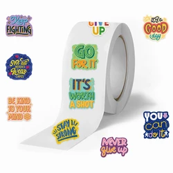 500pcs Inspirational English Phrases Stickers For Kids Toys Decals For School Reward Students Teachers Laptop Sticker Labels