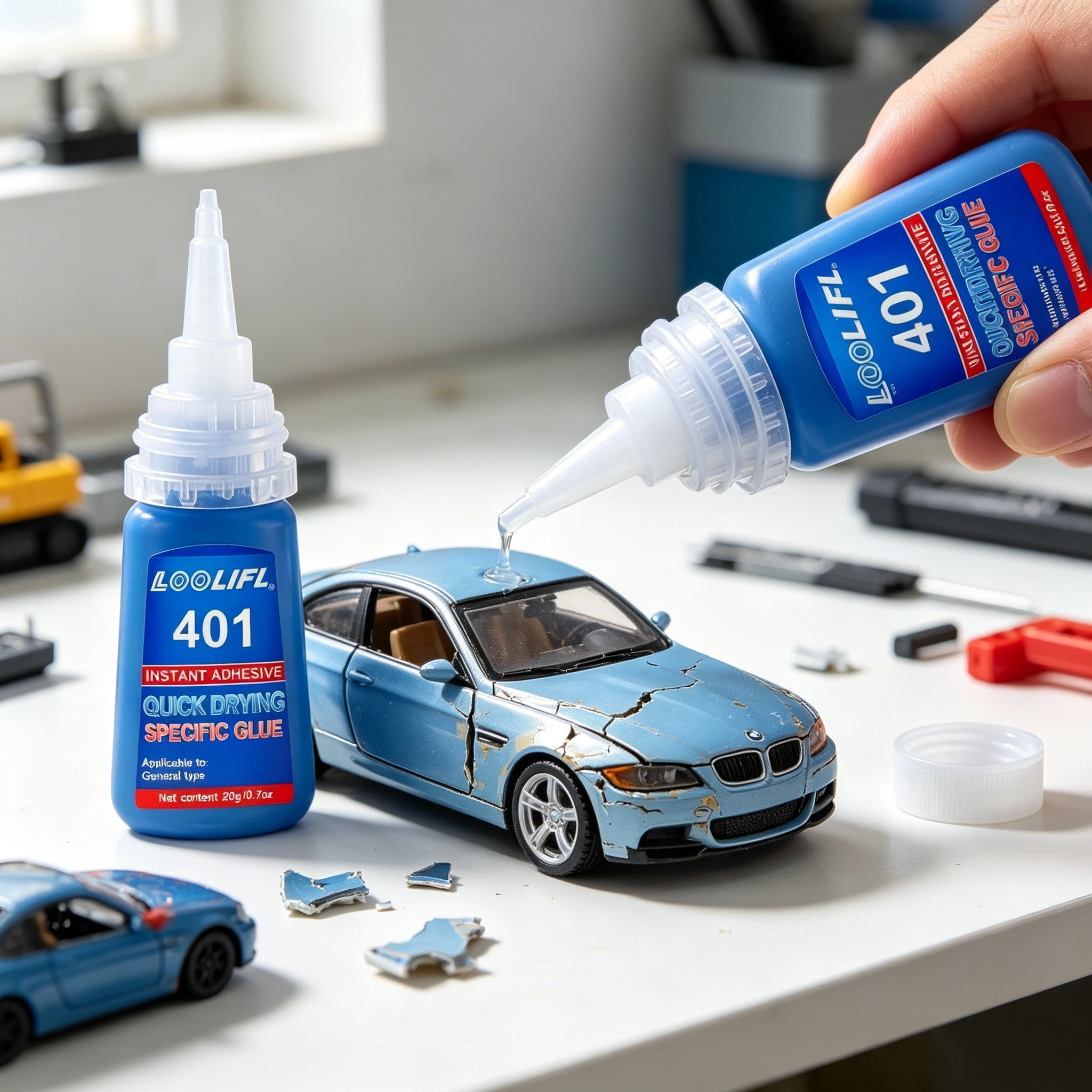 401 Instant Glue: Shoe Glue, Fast-Curing Waterproof Strong A