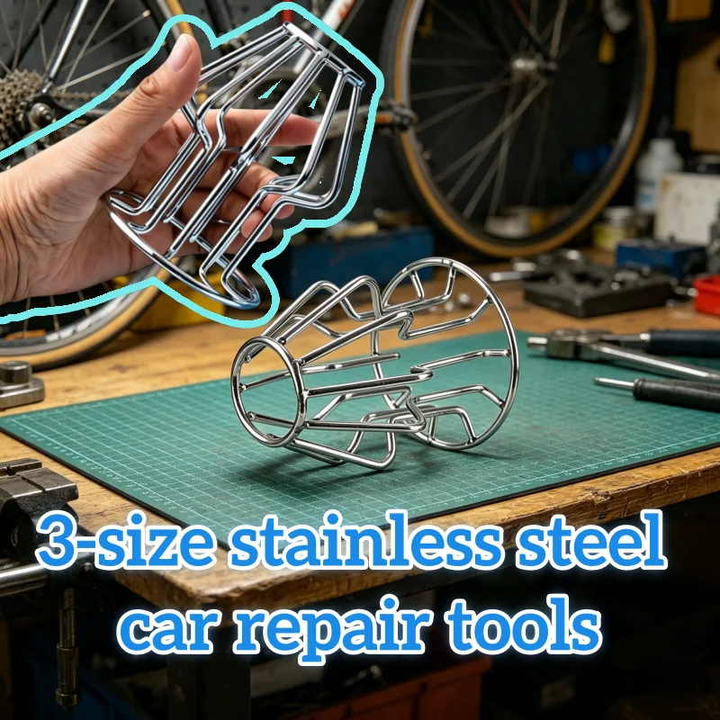 

Repair Tools Made of Stainless Steel Material Multifunctional Bicycle Repair and Care Tools Portable and Convenient Outdoor Use