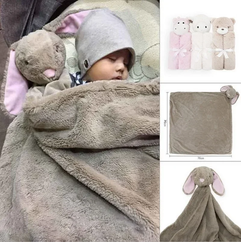 

Baby Blanket Newborn Swaddle Wrap Baby Girl Cartoon Animal Comfort Blanket Multifunctional Baby Boy Air Condition Blanket