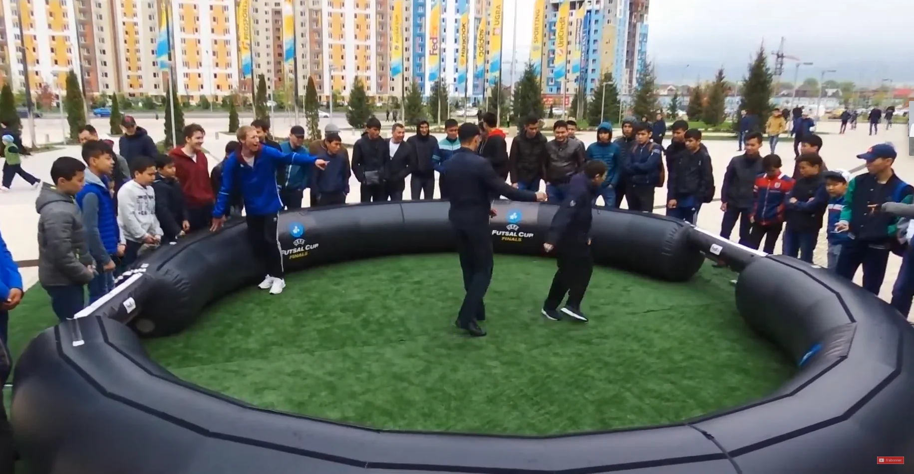 Gioco di sport all'aria aperta Mini calcio gonfiabile Pitch 3 Piccoli campi da calcio gonfiabili in vendita