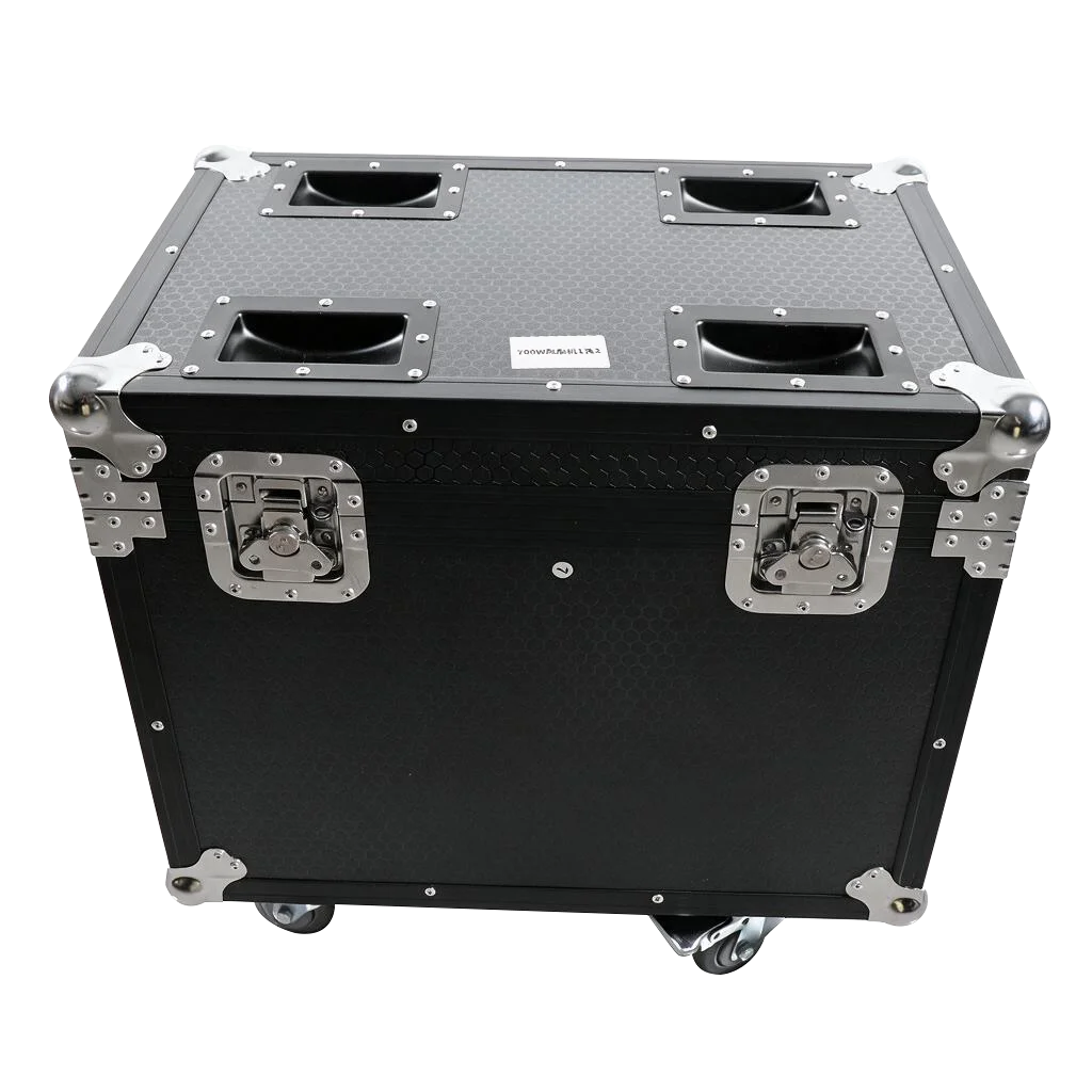 Custom flight cases designed for moving head lights stage lights and LED lights ideal for DJ performance concert and partie