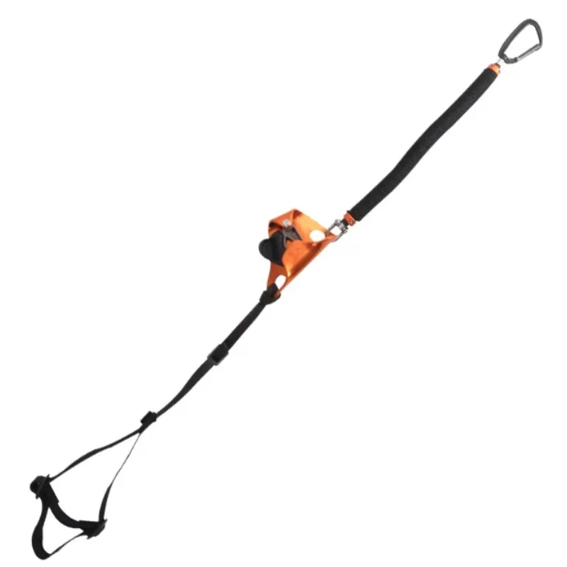 Knee Ascender with Foot Loop for Caving Fire Rescue, Rope Climbing Assisted Ascension Device