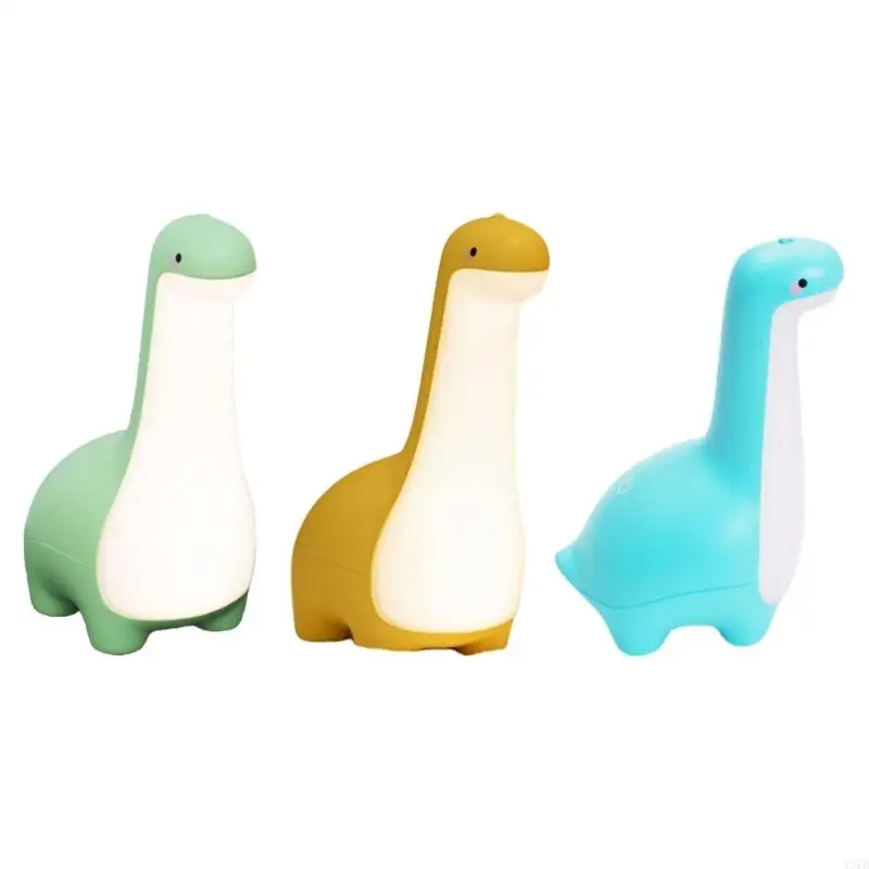 

USB Rechargeable Dinosaur Night Lamp With Adjustable Brightness for Home