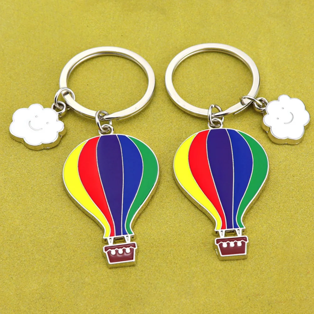 Charms Hot Air Balloon Keychain Decoration Decorative Gift Bag Travel Memorial Gifts