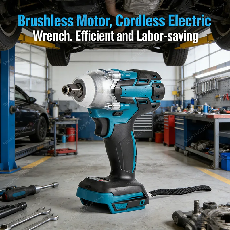 

Беспроводной ударный гайковерт, бесщеточная дрель без аккумулятора, многофункциональный электроинструмент для автомобилей и строительства
