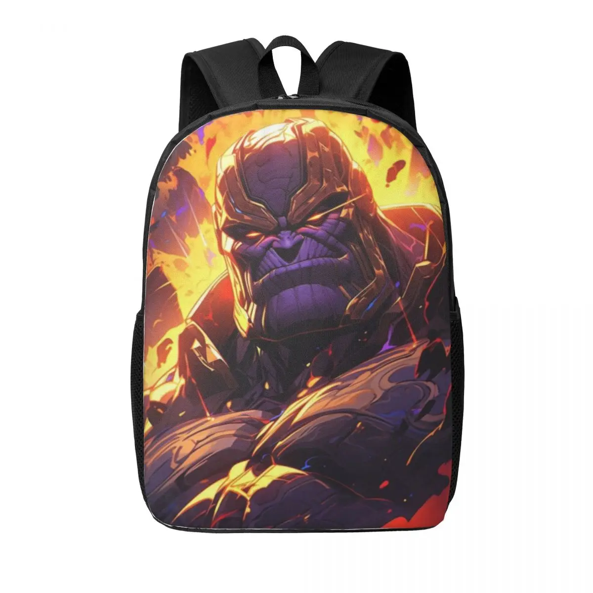 

Marvel Thanos Basic 17-Inch School Backpack - Minimalist and Stylish Backpack for Teens and Young Adults