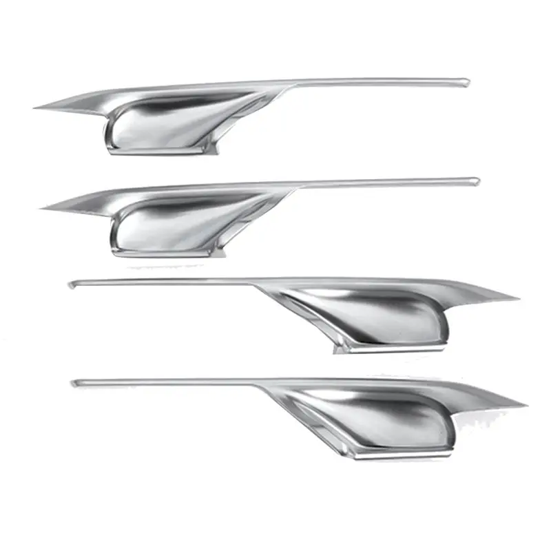 Stablize 4PCS Car Inner Door Handle Bowl Trim Cover For BMW X5 F15 X6 F16 2014-2018 Armrest Panel Frame Decorative Sticker
