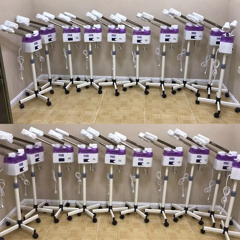 STLF3 في 1 جهاز بخار للوجه مع رش ساخن ورش بارد وجود مصباح مكبر