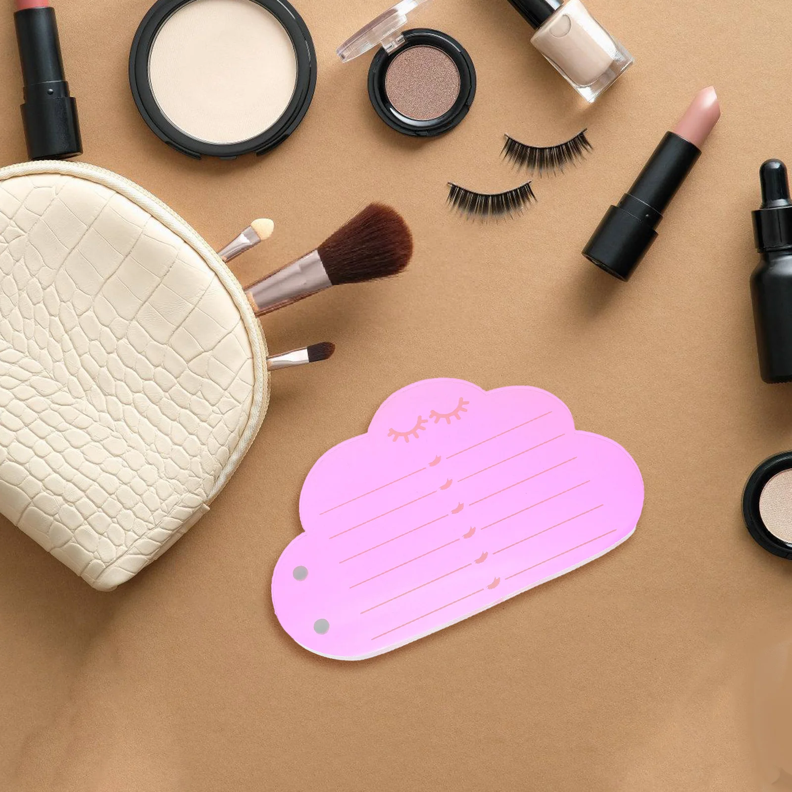 

Acrylic Eyelash Extension Pallet Cloud-Shaped Magnetic Base Lash Organizer False Eyelash Holder Lash Application Tool