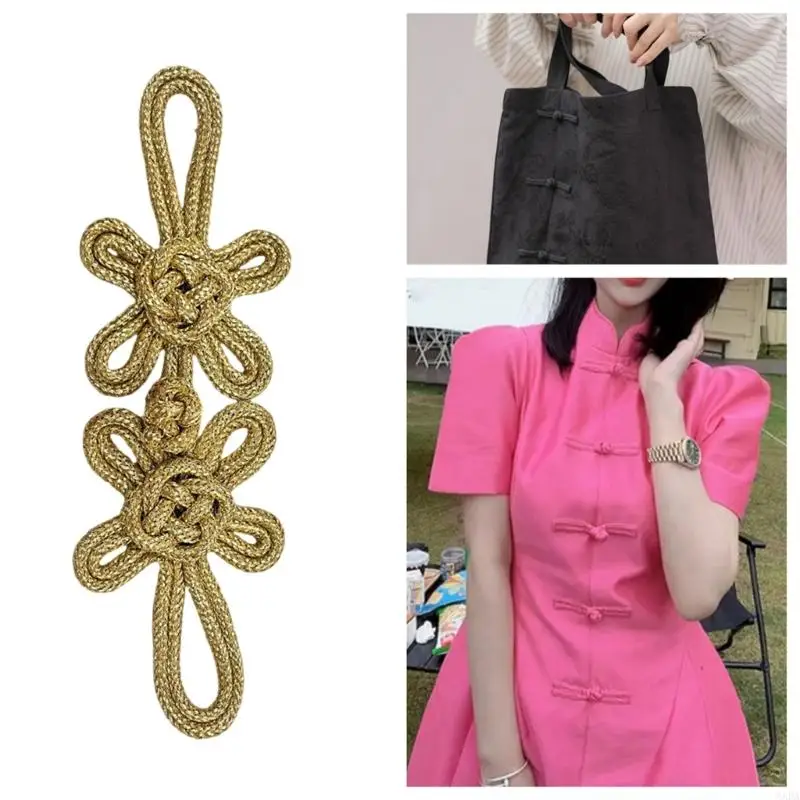 

Chinese Closure Buttons for Sewing Enthusiasts Cheongsam Accessories Sew On Sewing Buttons Fasteners for Sewing 6XDA