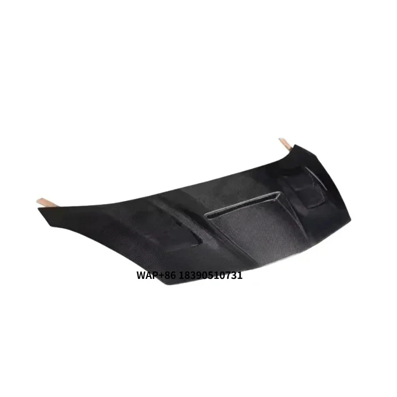 

New Carbon Fiber Engine Hood for Fit 2009-2013 Front Bonnet with Screws (Black)