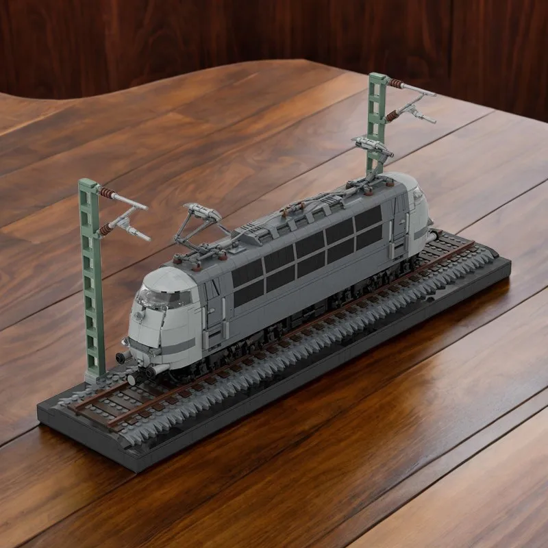 2598pcs MOC German BR103 Locomotive gray Train Building Blocks Constructing Plastic Brick Christmas toy Gift Birthday