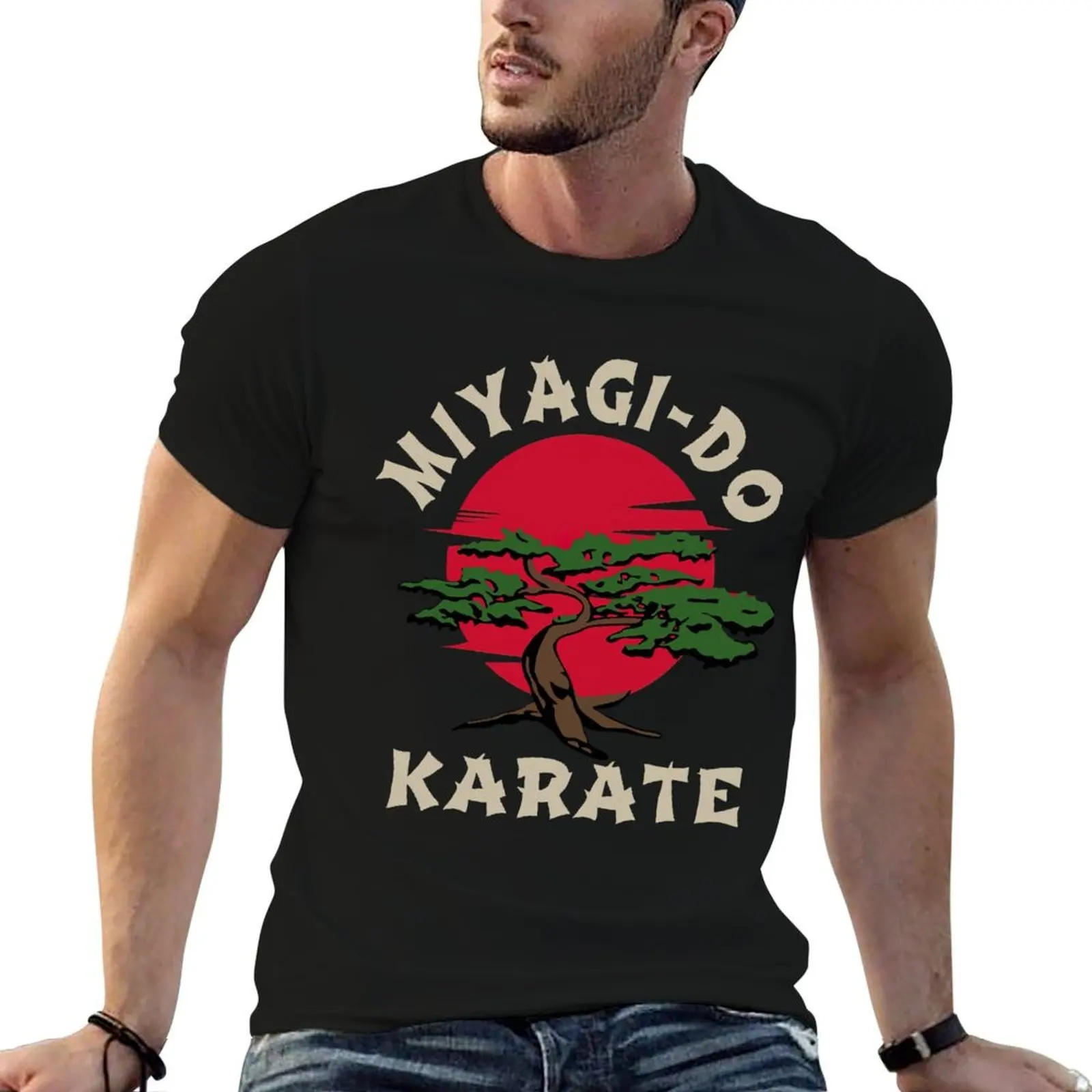 

cotton tshirt cotton essential T-Shirt 100% t Karate shirt t Miyagi-Do man shirt