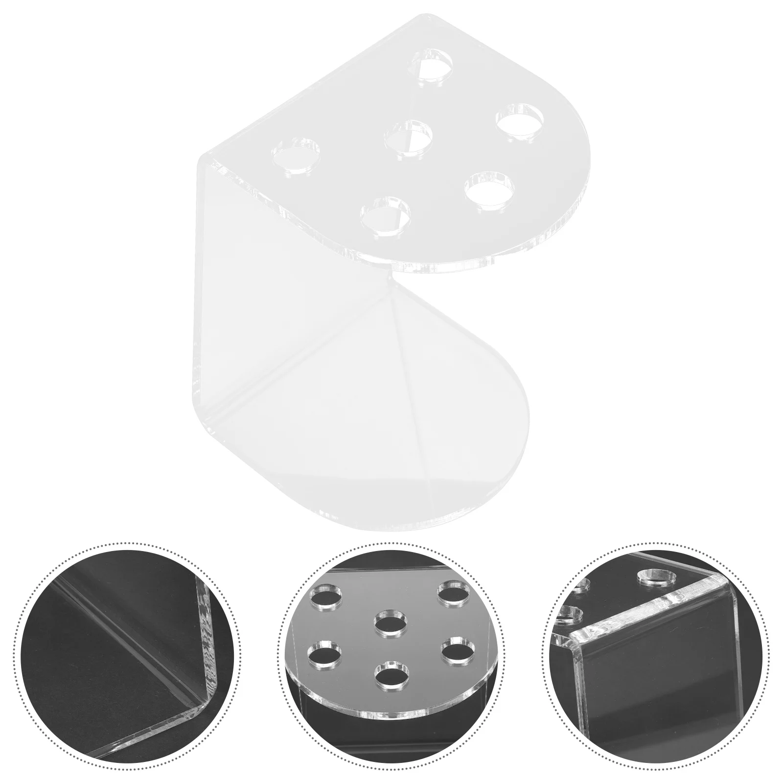 

Acrylic Scissors Holder Salon Shears Rack Hairdressing Tools Organizer Transparent Stand Pet Grooming Office Bathroom