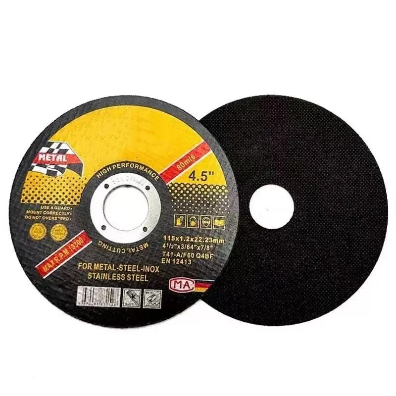 Para madera, hierro, Metal, corte de Pvc, 115mm, 125mm, hoja de sierra Circular de resina, muela de 5 "y 4,5", amoladora angular de disco de corte de Metal